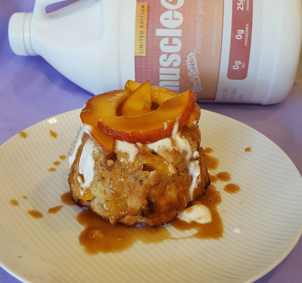 Peach Bread Pudding