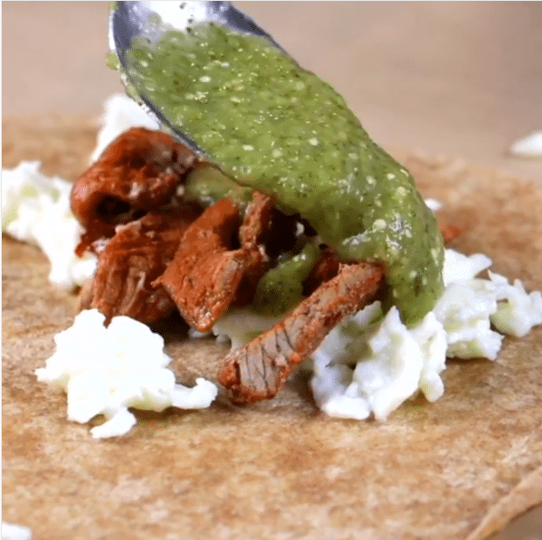 Steak & Egg White Breakfast Burrito