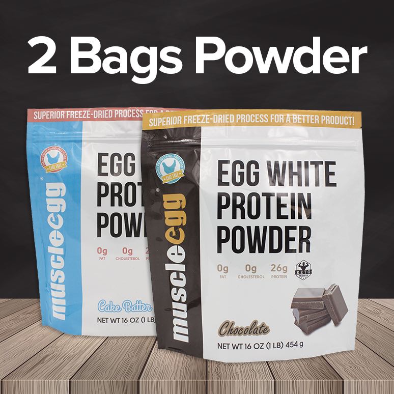 2 Bags of MuscleEgg Powder