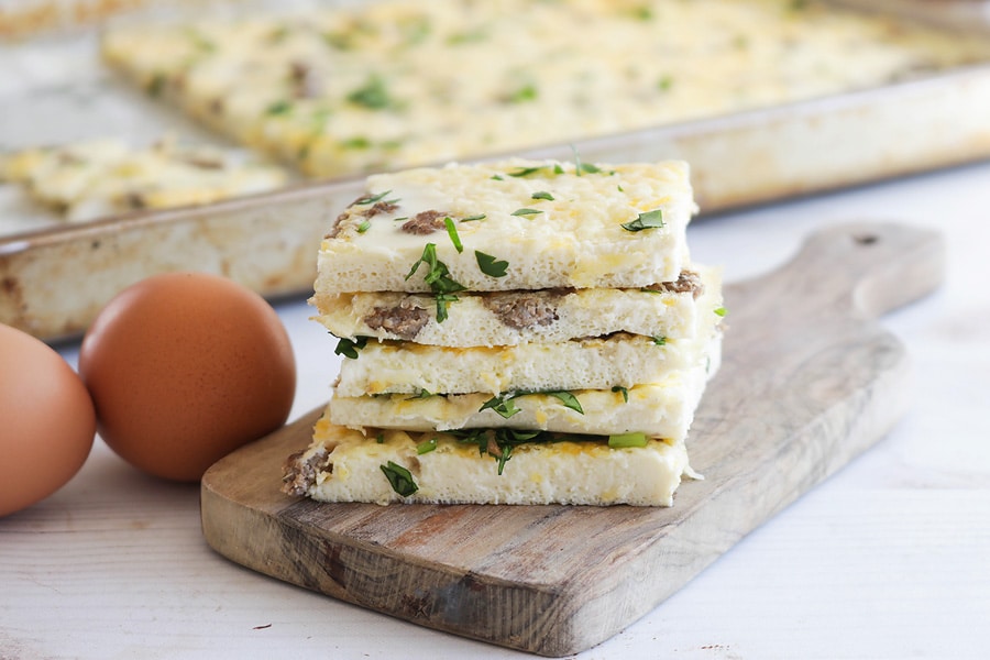 The Perfect Sheet Pan Eggs - MJ and Hungryman