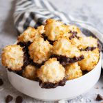 Chocolate Dipped Coconut Macaroons