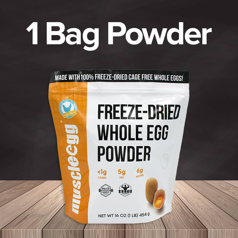 1 Bag of MuscleEgg Powder